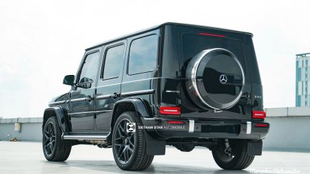 Kiểu dáng hình hộp vuông vức nam tính đặc trưng của dòng xe AMG G63.