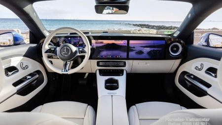 Hệ thống điều hành MB.OS thông minh điều khiển mọi tính năng trên Mercedes CLA điện.