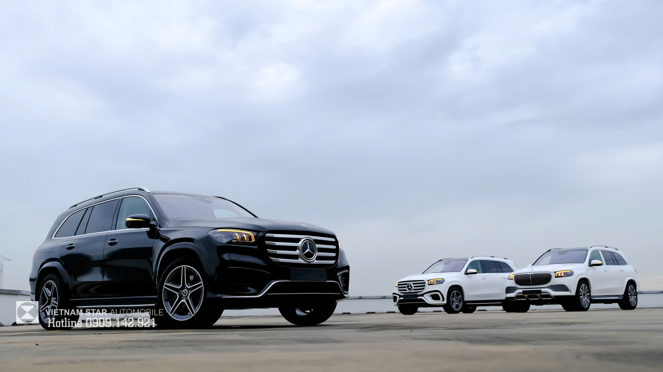 Mercedes GLS 450 màu đen Obsidian Black sang trọng nhất