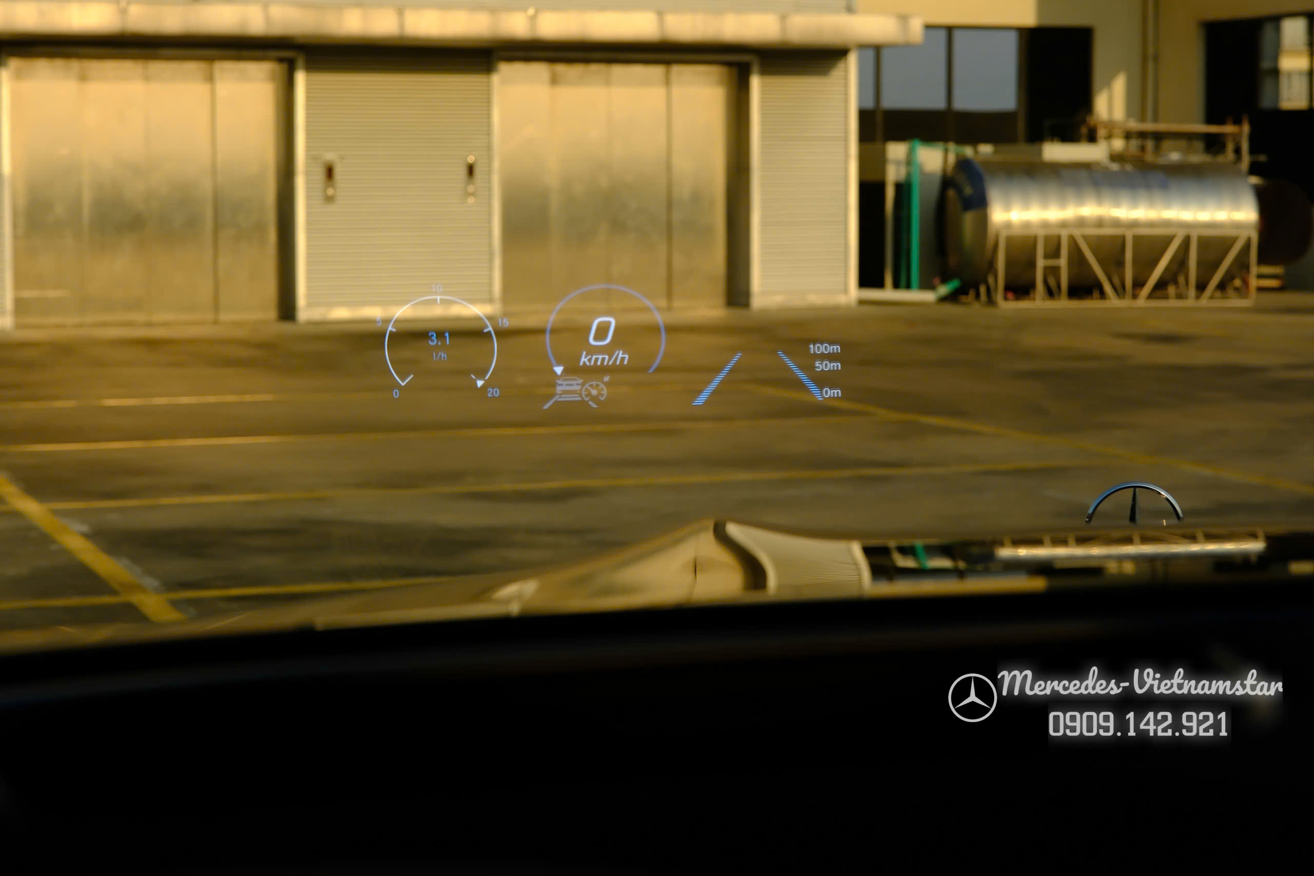 HUD trên GLS480 Maybach