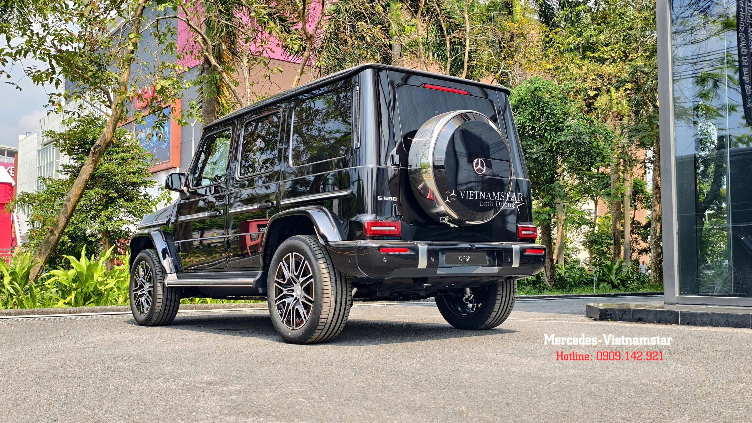 Mercedes G580 thuần điện màu đen - Biểu tượng xe địa hình hạng sang thế hệ mới.