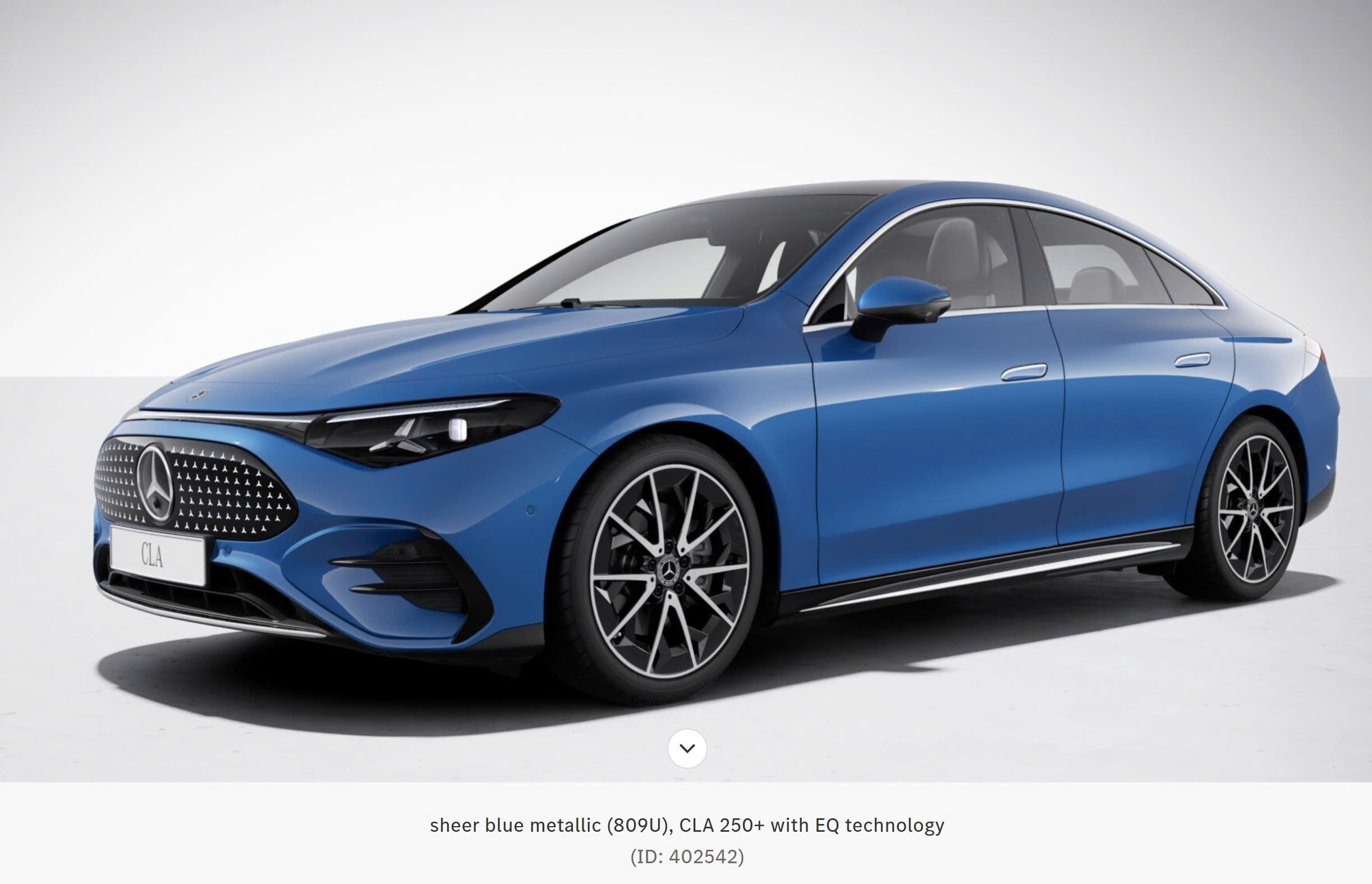 Phiên bản CLA200 Điện Màu Blue Metalic