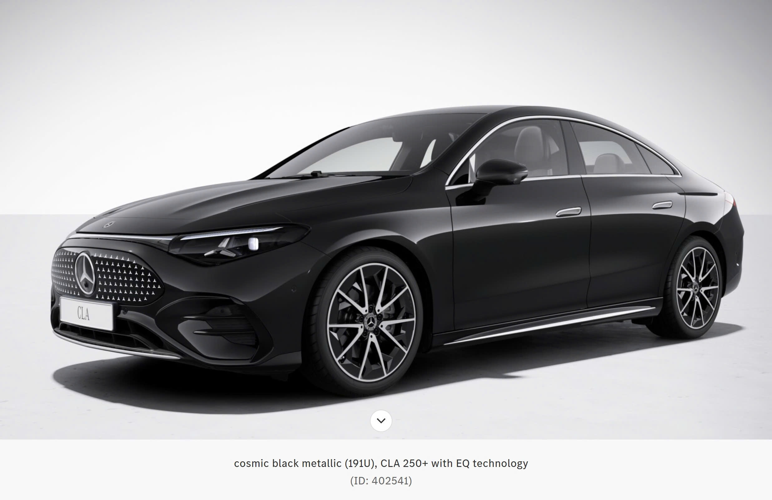 Phiên bản CLA200 Điện Màu Cosmic black Metallic