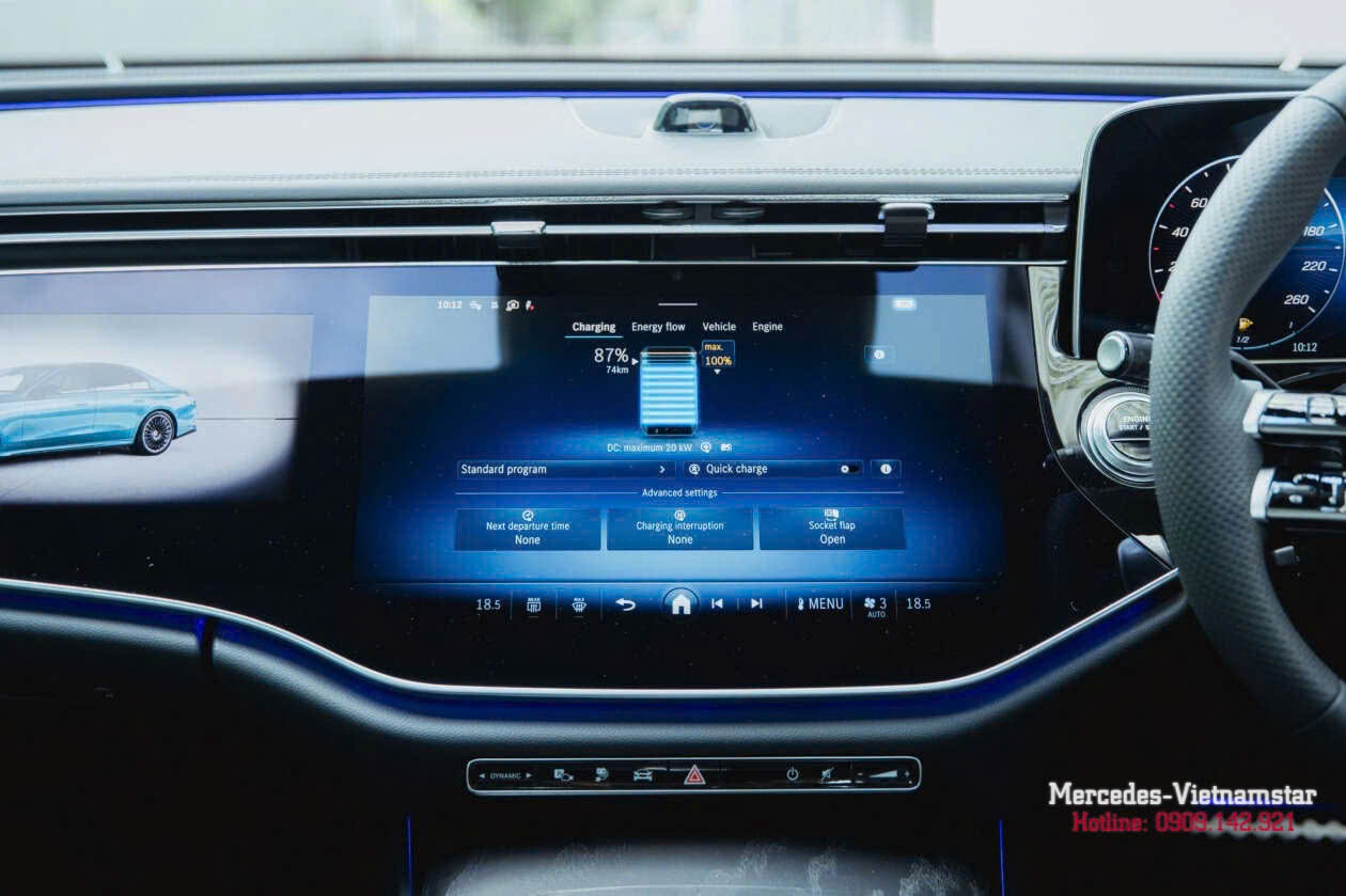 Biểu đồ phân tích quãng đường di chuyển thuần điện tối ưu của Mercedes-Benz E350e Plugin Hybrid