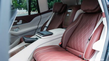 Maybach GLS 480 Facelift hàng ghế sau First-Class da Nappa màu nâu Mahogany