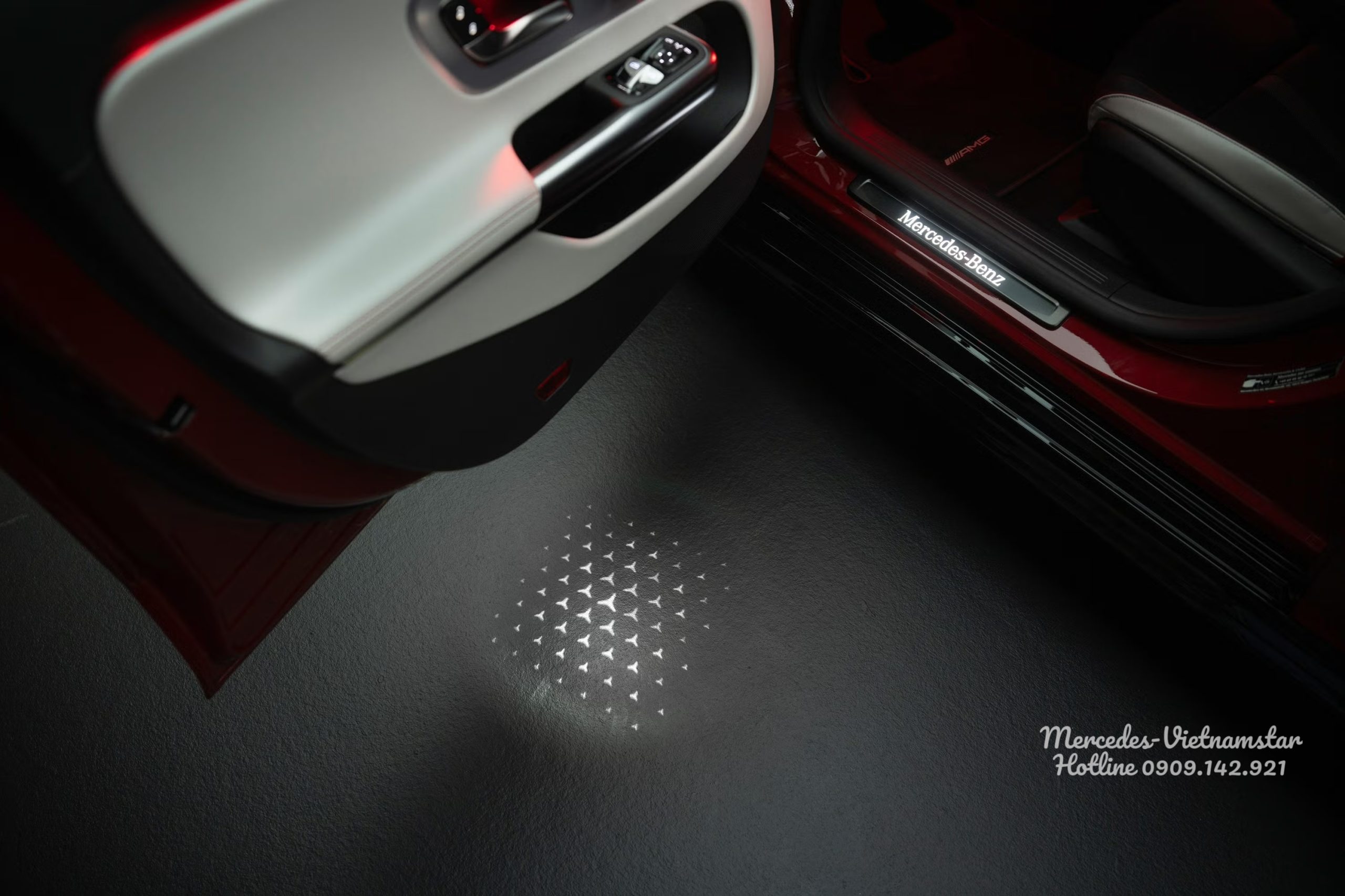 Hệ thống đèn chào mừng trên xe CLA200