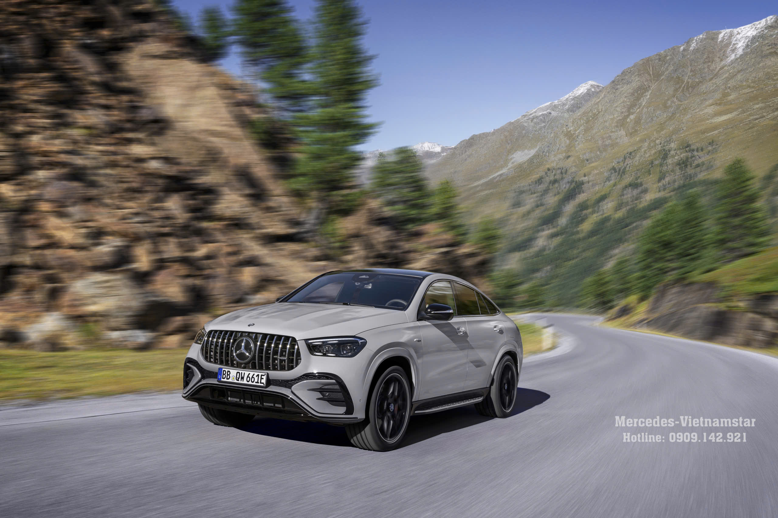 Ngoại thất tổng thể Mercedes AMG GLE53 Coupe Facelift mới nhất