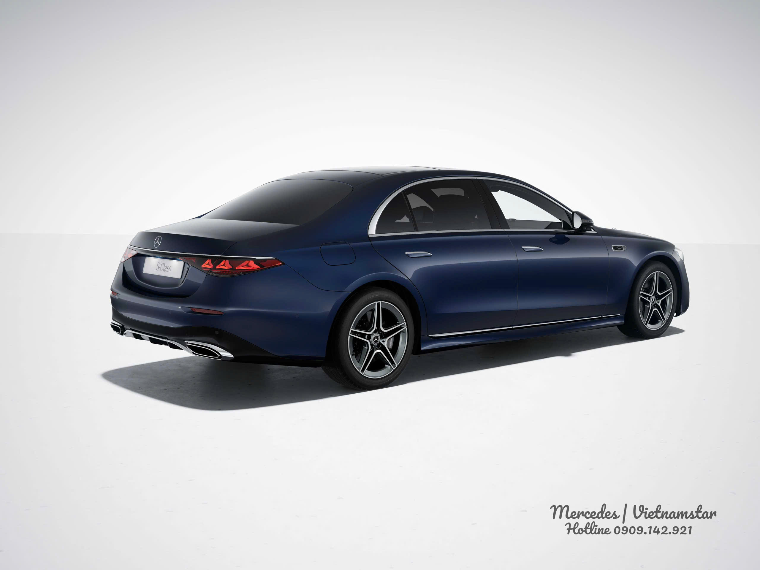 Đuôi xe Mercedes S580e