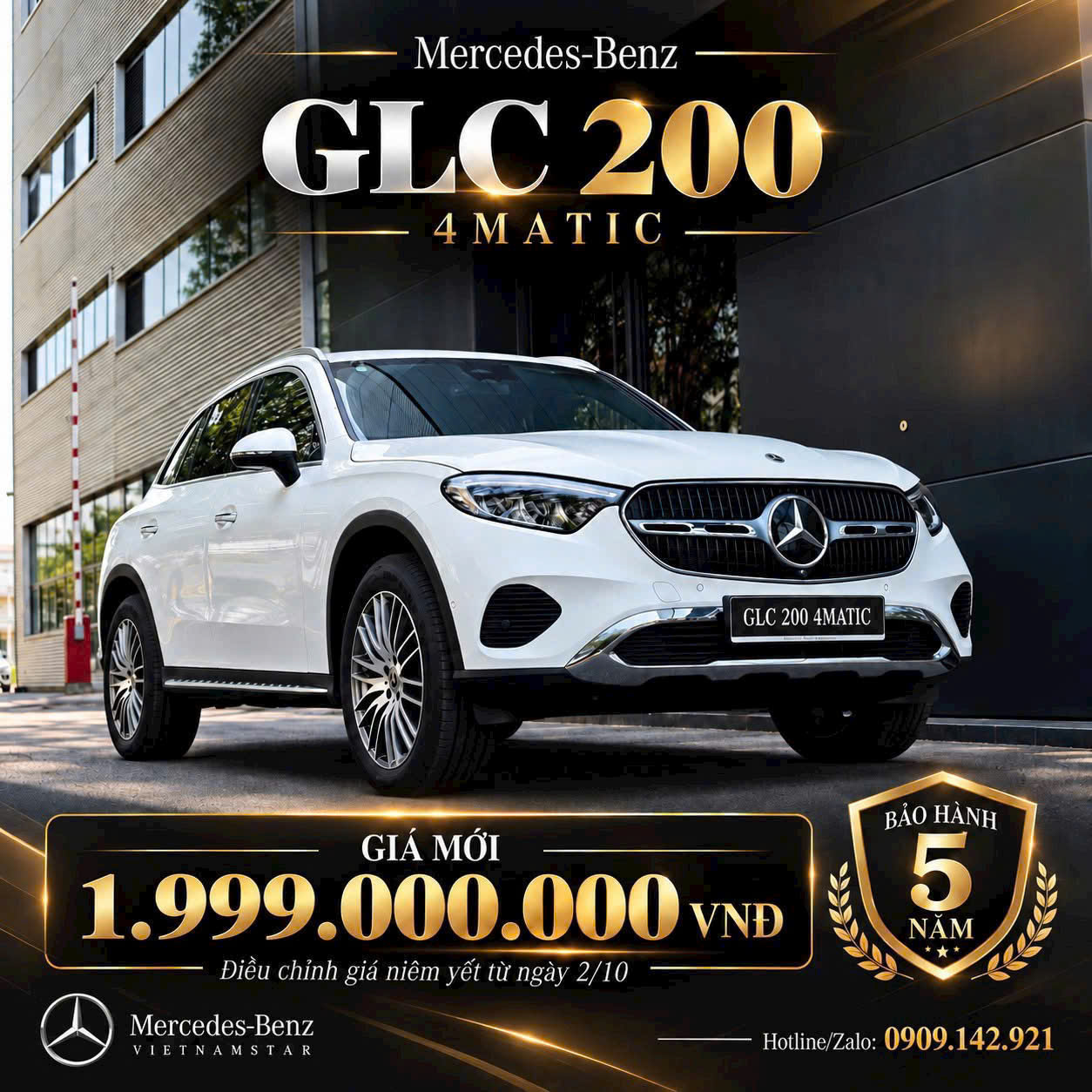 GLC200 Giảm giá còn 1.999.000.000